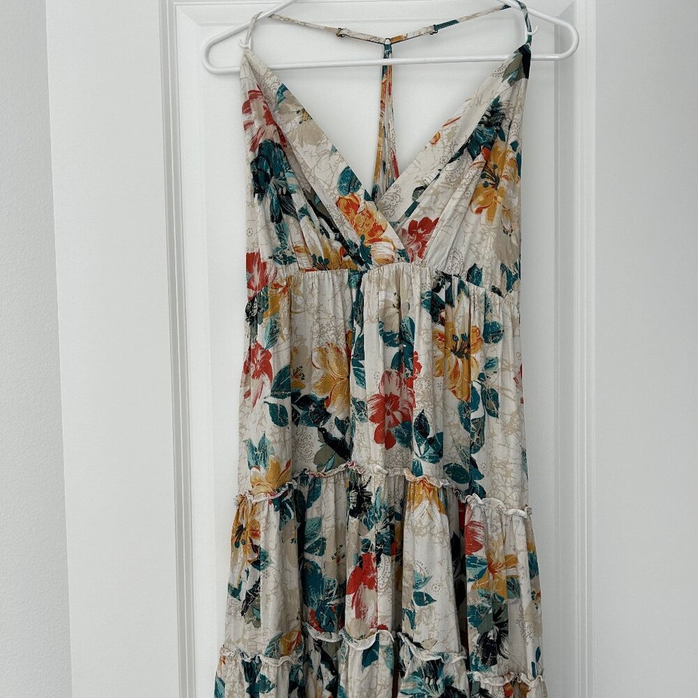Maurices Floral Racerback Women's Tropical Summer Mini Dress